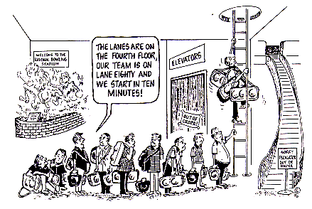 Walt Steinsiek bowling Cartoon of the Week